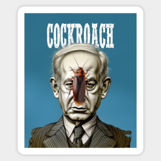 Benjamin Netanyahu: Cockroach Sticker